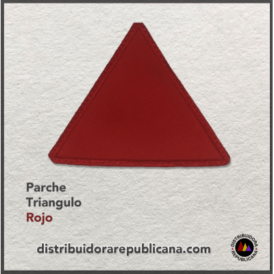 Parche Triangulo Rojo