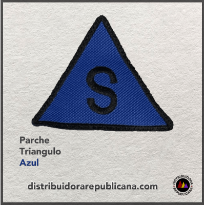 Parche Triangulo Azul