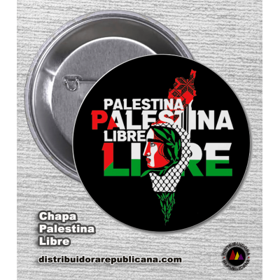  Chapa Palestina Libre