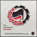 Pin Antifascista Obrerista