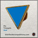Pin Triangulo Azul