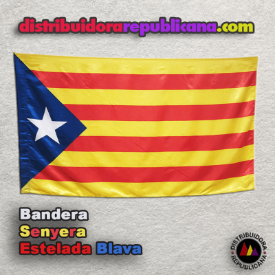 Bandera Senyera Catalana - Estelada Blava