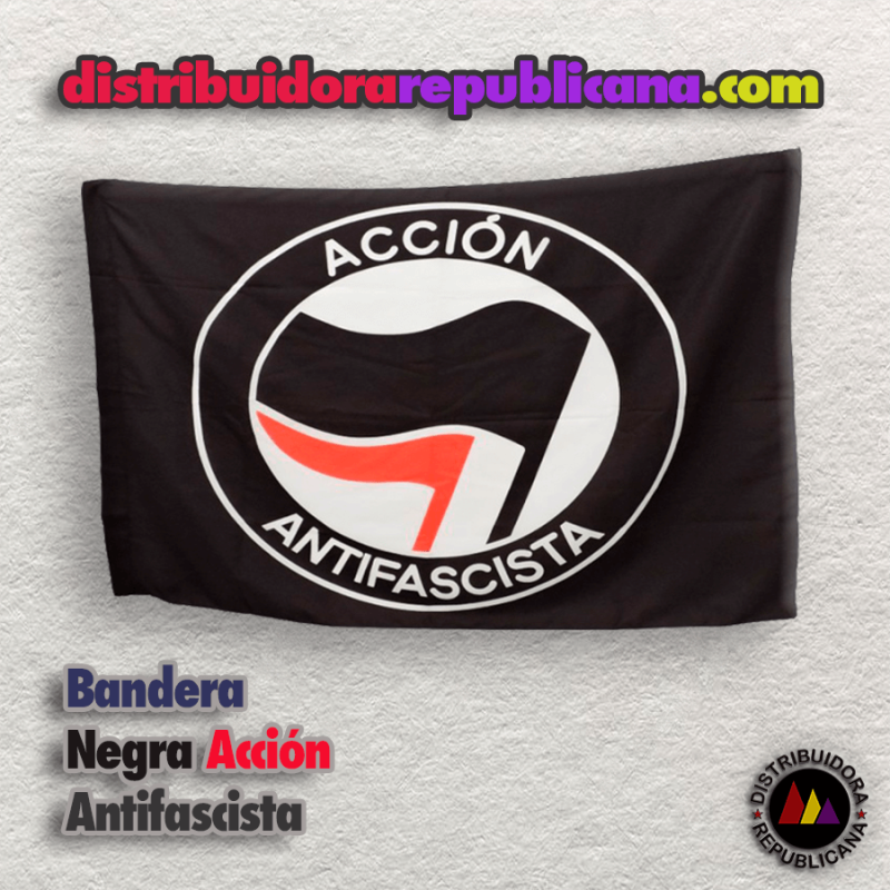 Bandera Acción Antifascista Negra    