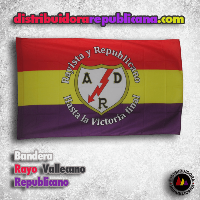 Bandera Rayo Vallecano Republicano