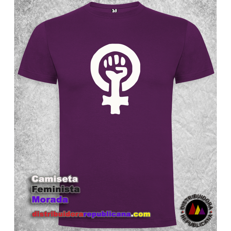 Camiseta Feminista Morada